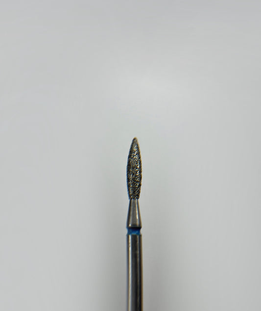 Punta Diamantata, Fiamma Appuntita,Blu - STALEKS, 2.1mm diametro - 8mm lunghezza punta