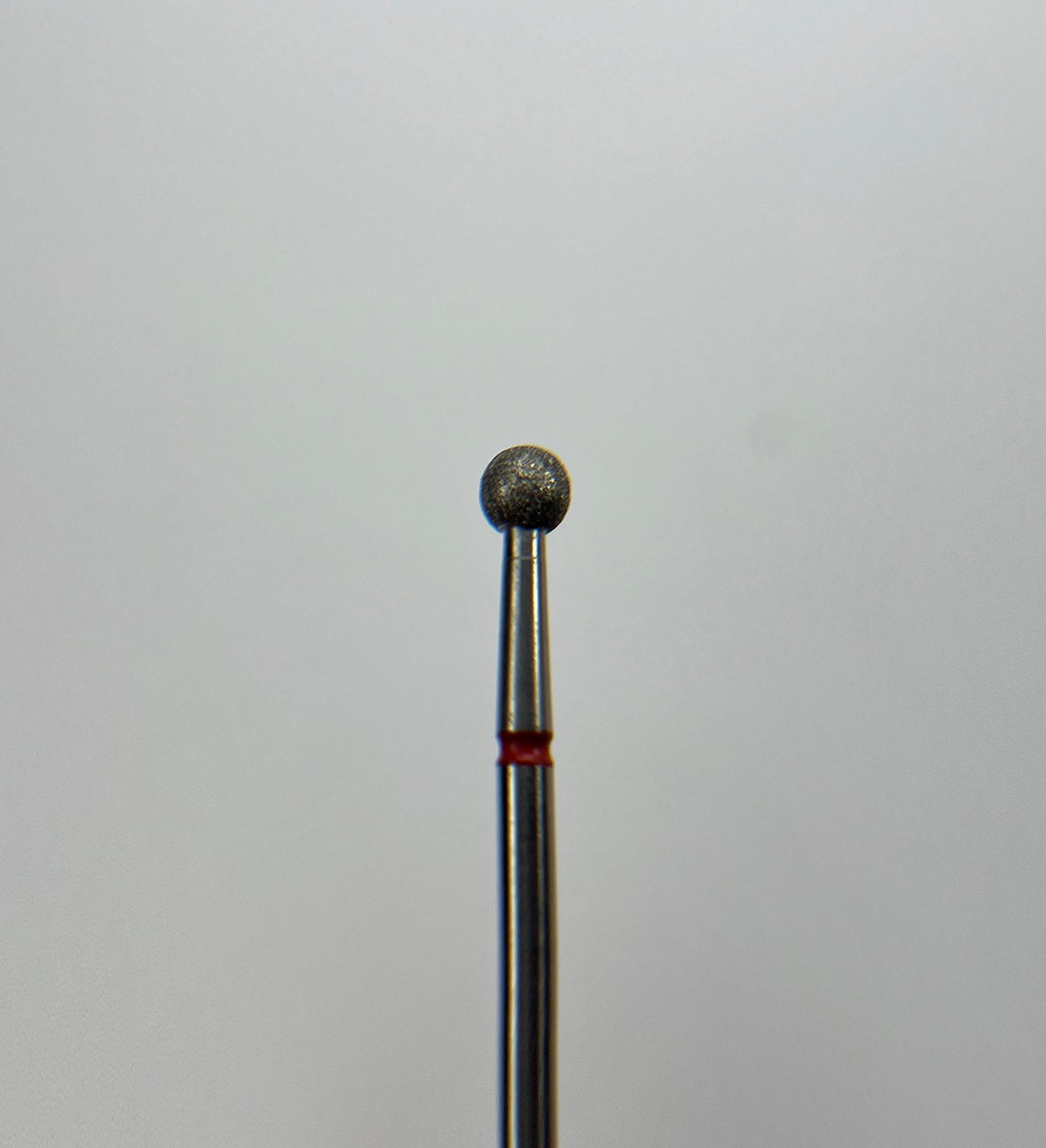 Punta Diamantata, Sfera, Rossa - STALEKS, 4 mm diametro punta