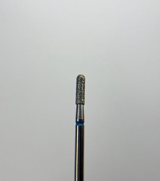 Punta Diamantata, Cilindro, Blu - STALEKS, 2.3 mm diametro - 8mm lunghezza punta