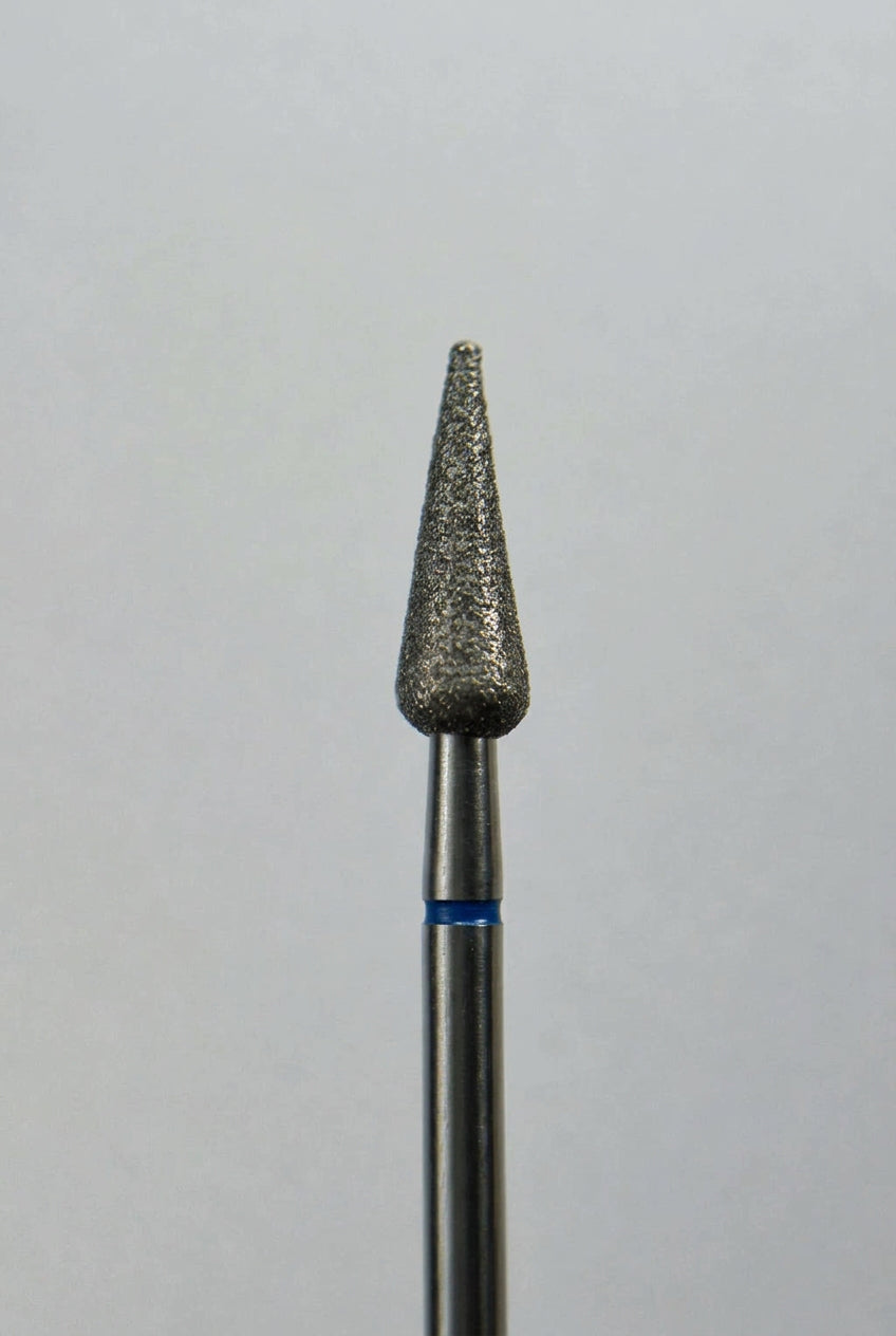 Punta Diamantata, Pera Appuntita,blu - STALEKS, 4 mm diametro - 12mm lunghezza punta (Copia)